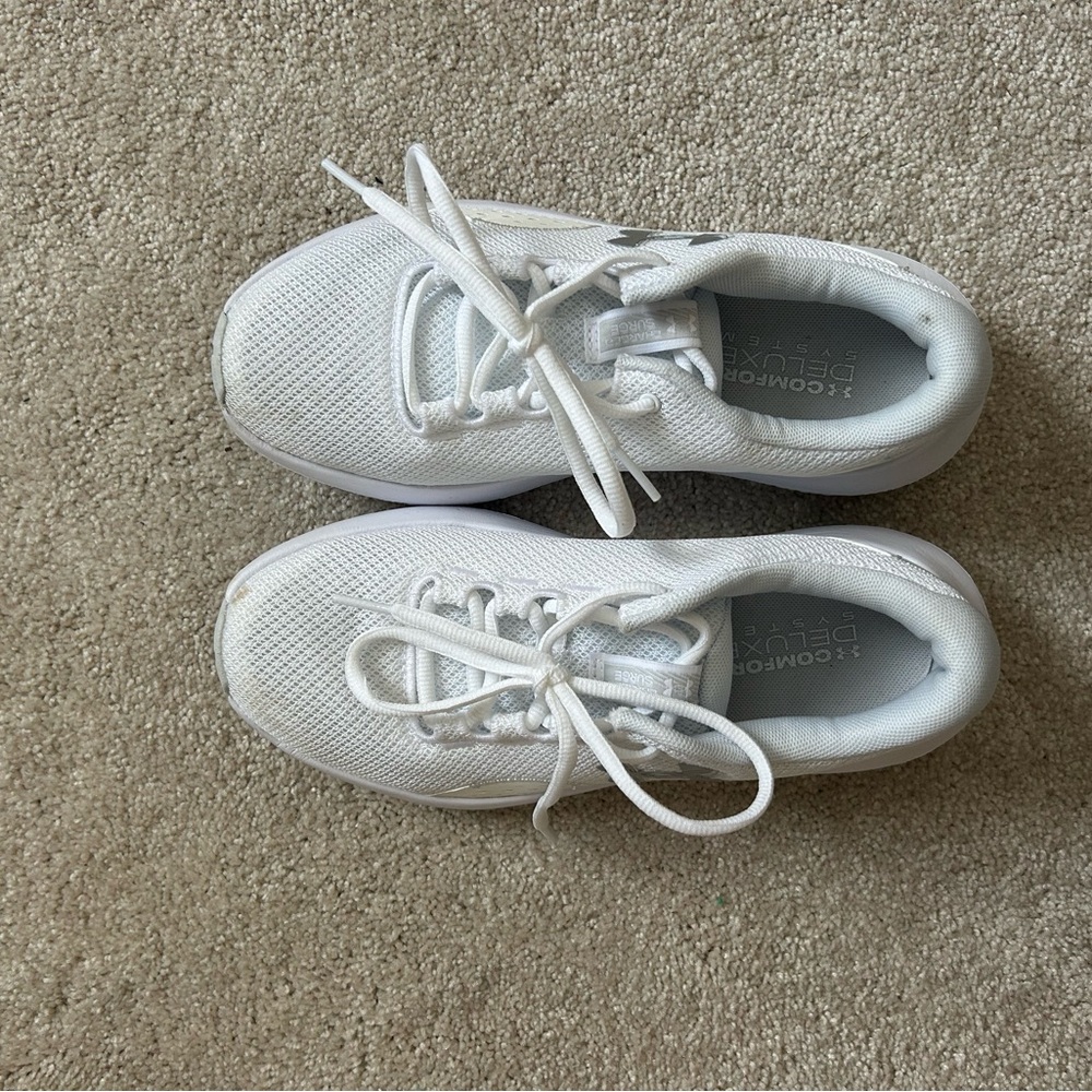 Under Armour White Athletic Shoes